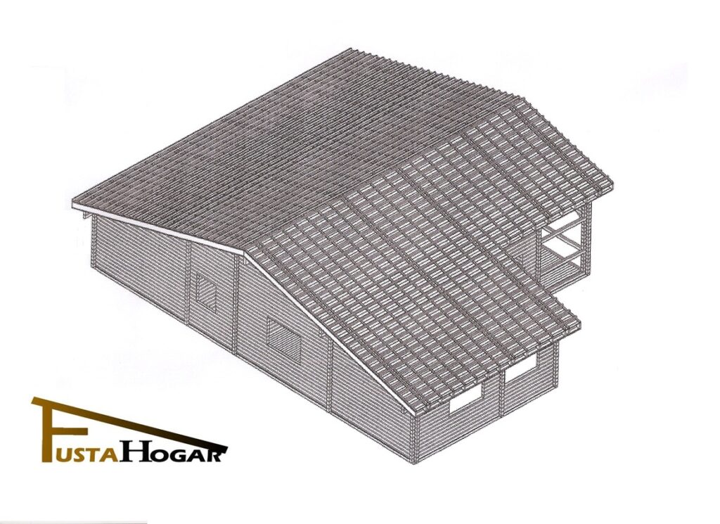 Latina/165 Garaje - Fustahogar. Construcciones de madera maciza