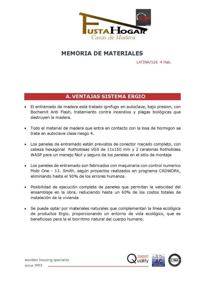 Memoria de Materiales